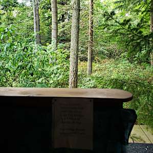 View from the "palace" compost toilet...what a peaceful way to go...lol