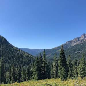 View from a highway pull off on the way to the spot.