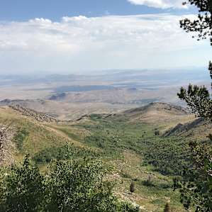 Looking toward Wells from Smith Lake hike.