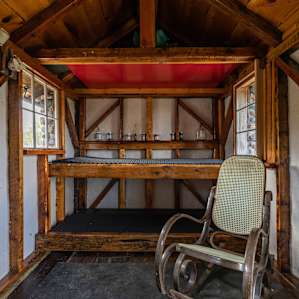 The bunkbeds inside were great for 4 people