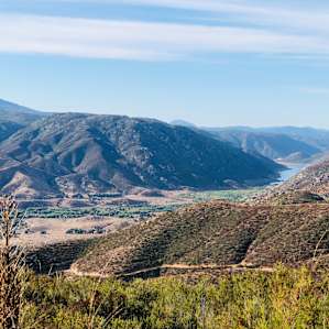 San Diego River valley view