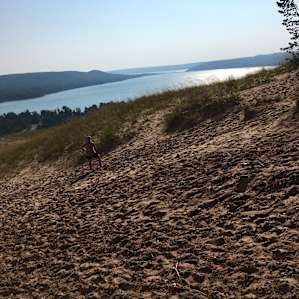 View of Glen Lake from Dune Climb