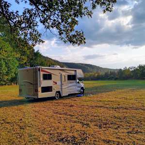 Our beautiful campsite!