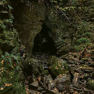 This is Dover Stone Church, a hike 20 minutes from the farm, definitely worth checking out!