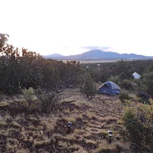 Secluded campsites with view+stars