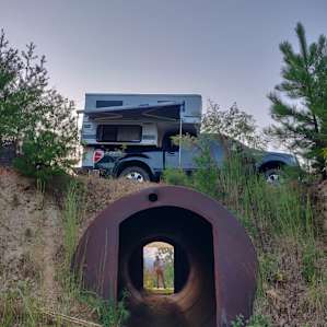 We were able to get our fwc up to the top of the ridge for some great views while sleeping.