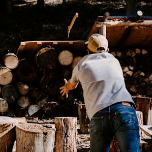 Casually throwing the axe.
