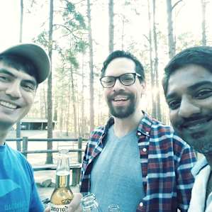 Great friends having a good time