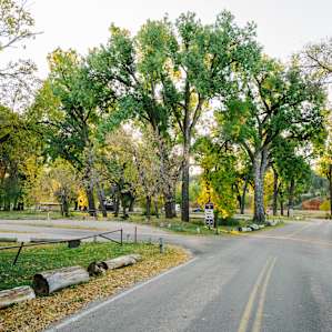 Entry to the campground's two loops.