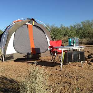 Base camp at Silver Bell Acres during a two week visit to Arizona.