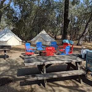 Glamping at Folsom Lake Site #4