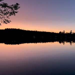 Sunset on Sterling Pond