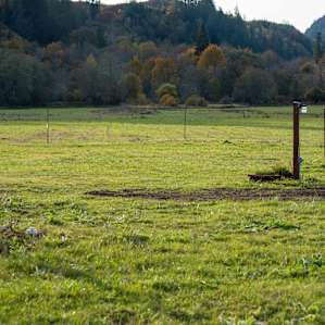 The property has four pull-in spots for RVs, each with electricity and water.