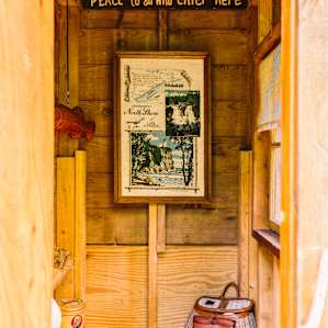 Even the outhouse is adorable
