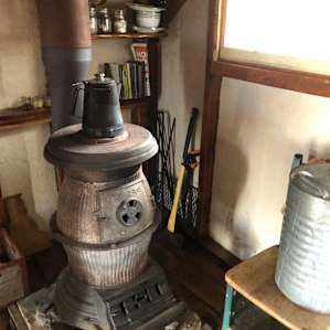 The wood stove was our savior.