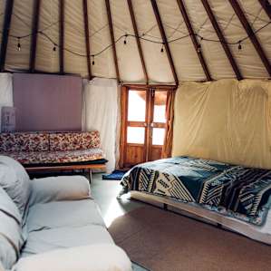 24' yurt stay
