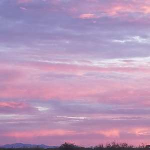 sunset from campsite