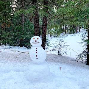 The almost 2 ft of snow was so much fun!