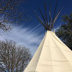 Tipi In The Orchard