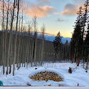 Beautiful views off the back porch!