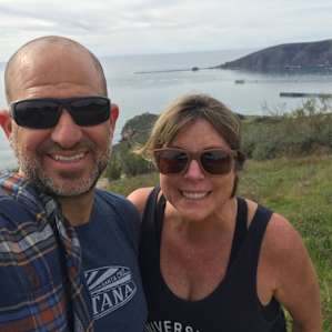 Hiking the nearby Ontario Ridge trail into Avila Beach for lunch