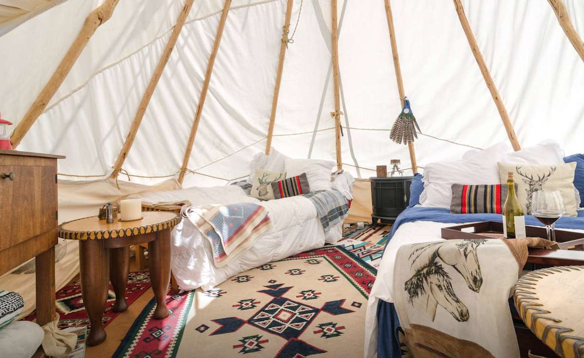 No Tent No Problem Tipis Yurts and Glamps Hipcamp Journal