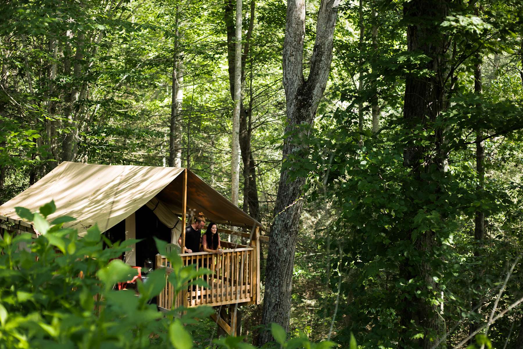 Hipcamp | Tent Cabin in NC Mountains | Marshall Tent ...