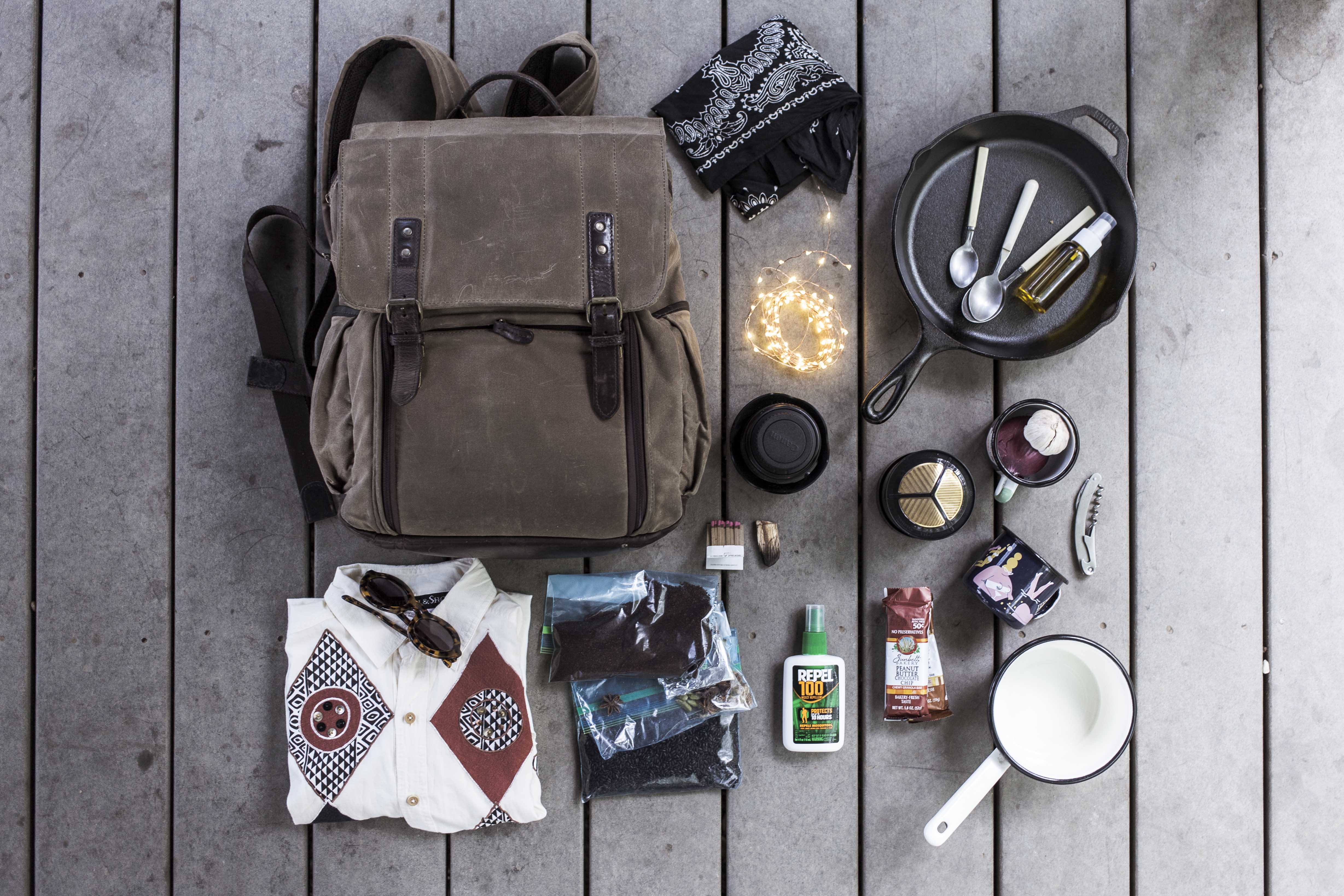 backpack camping essentials