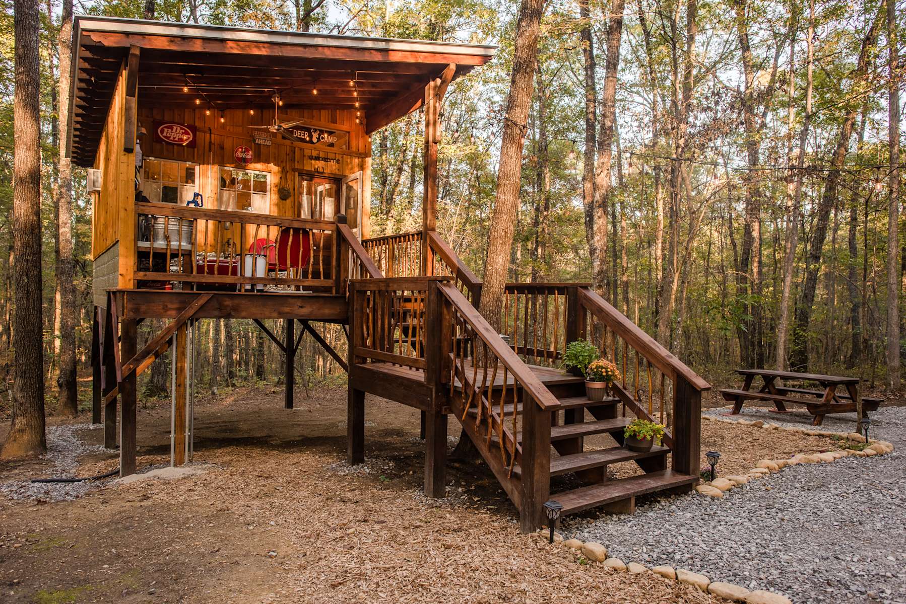 Glamping At Deer Camp Cabin Camping