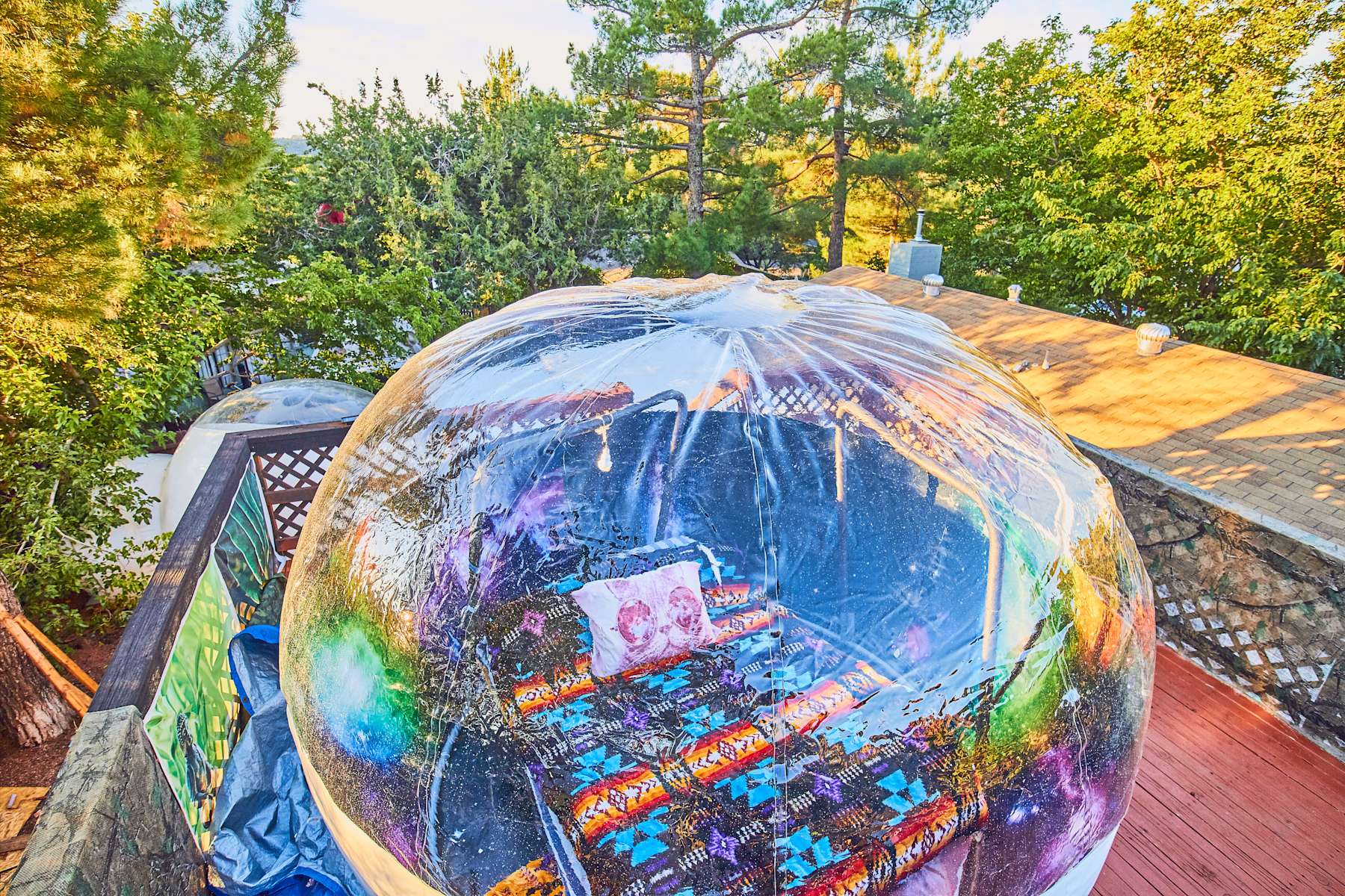 Awesome Bubble Tent Under The Sky