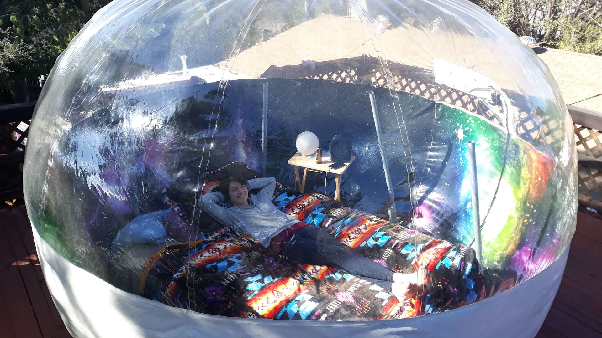 Awesome Bubble Tent Under The Sky