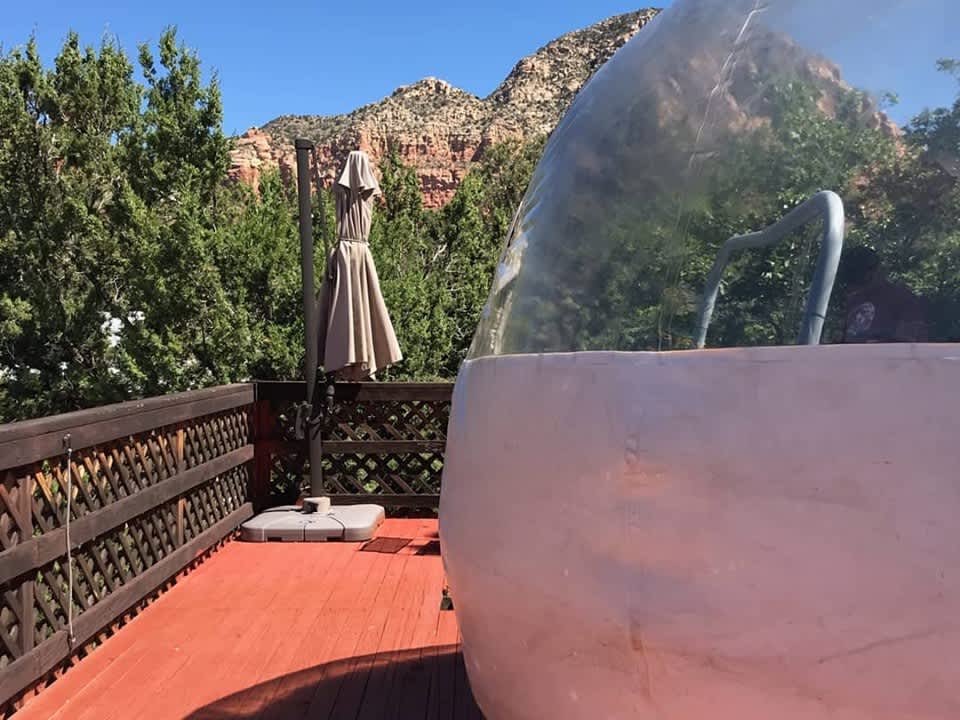 Awesome Bubble Tent Under The Sky