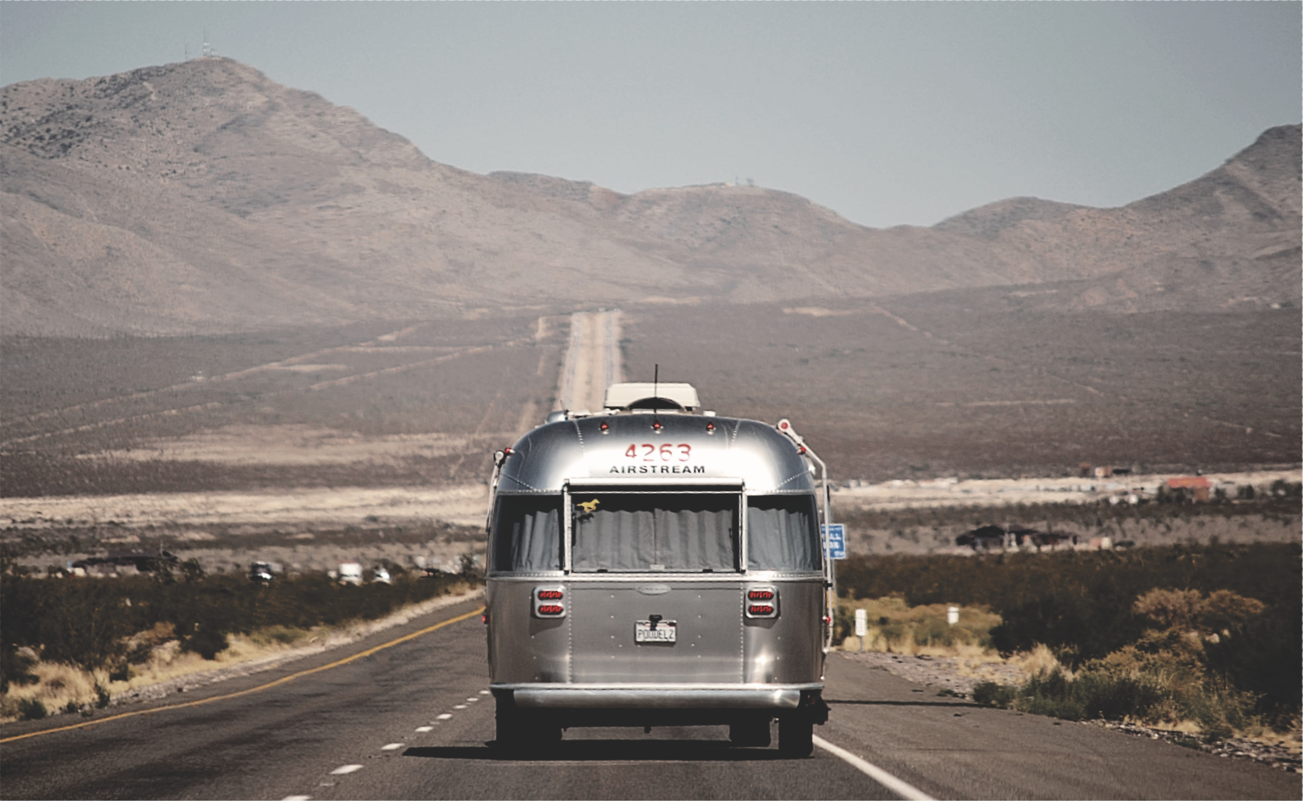 Trip like i do. 70s RV. 50s RV. An RV with a Flag.