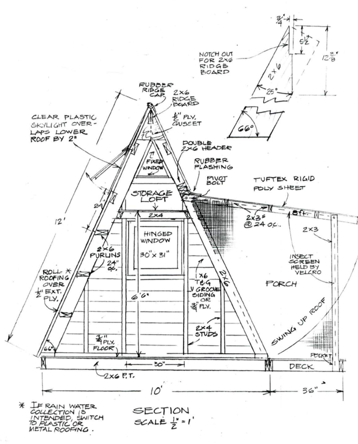 How To Build This A Frame Cabin That