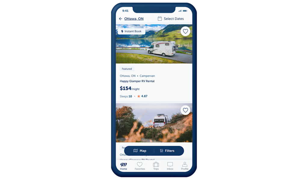 RVezy app