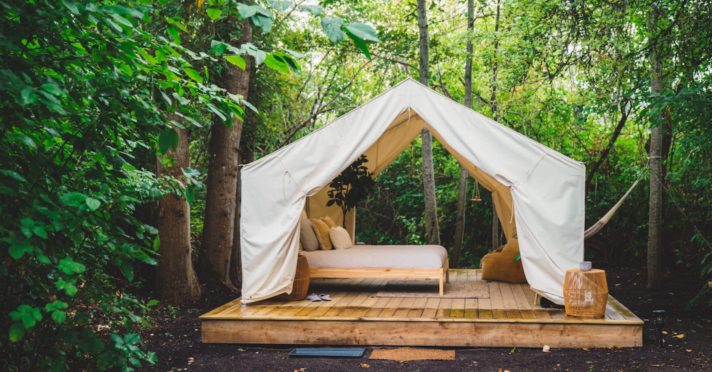 What is glamping?
