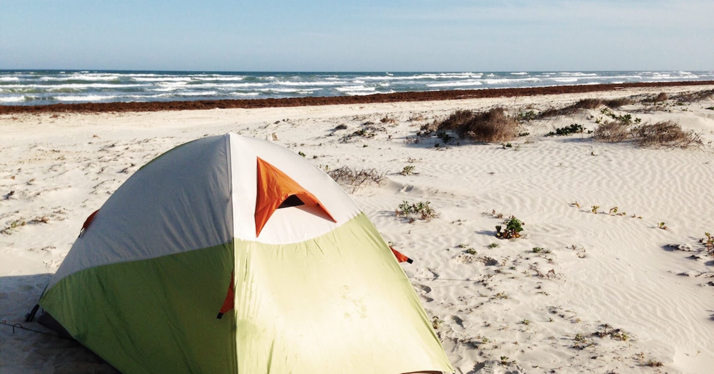 Texas beach camping