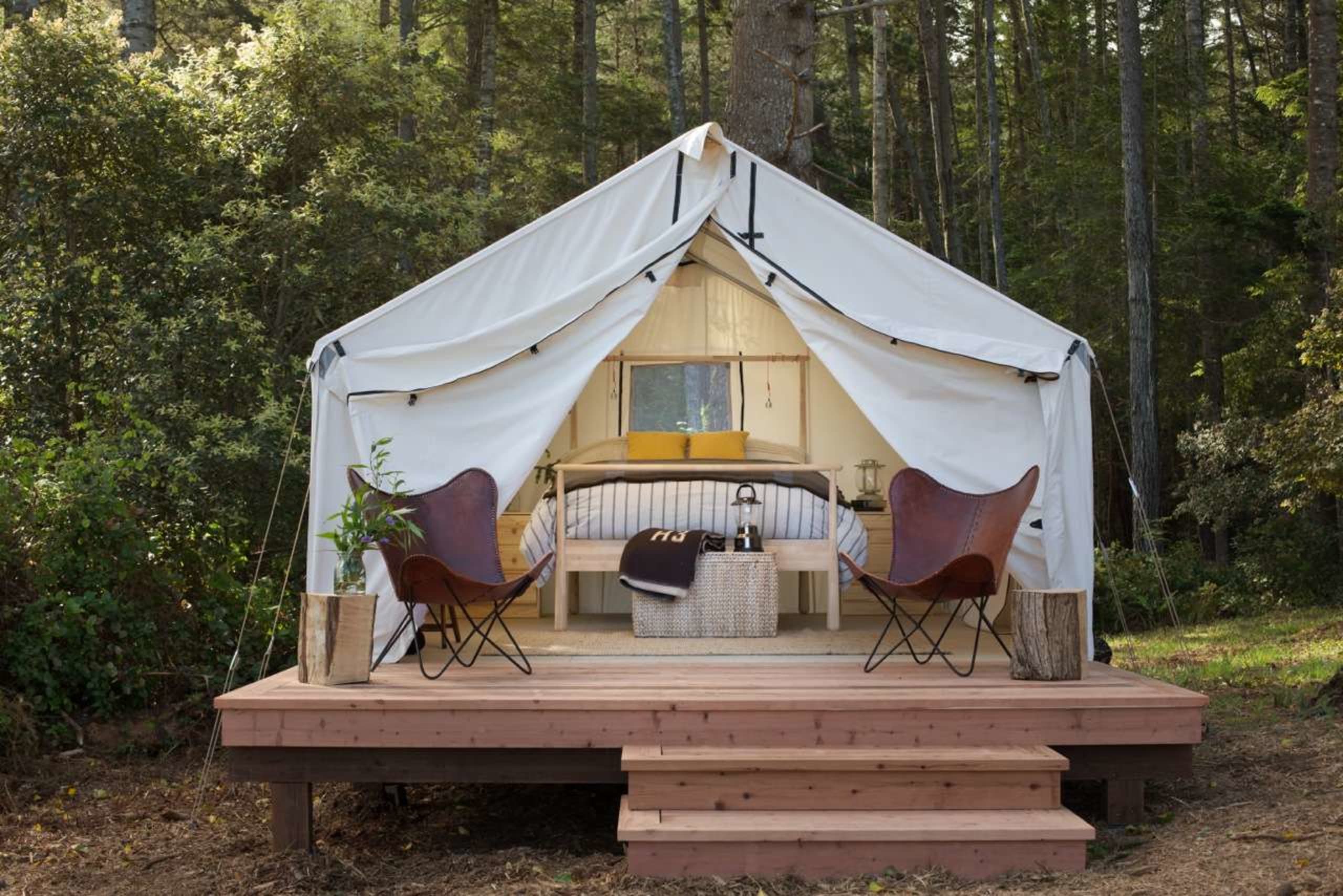 Happy Glamping at New Mendocino Campground
