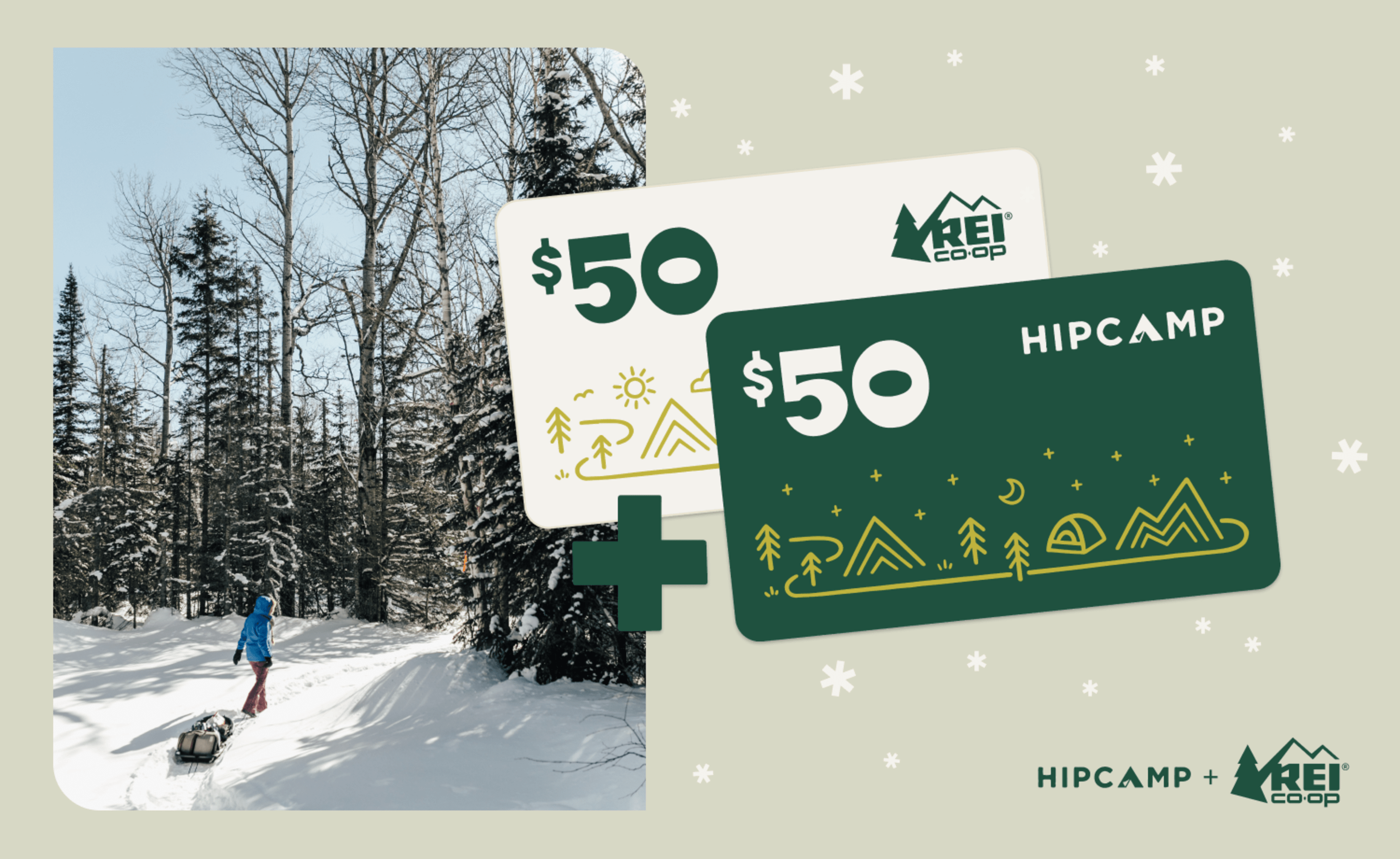 Introducing the Hipcamp + REI Gift Card Bundle