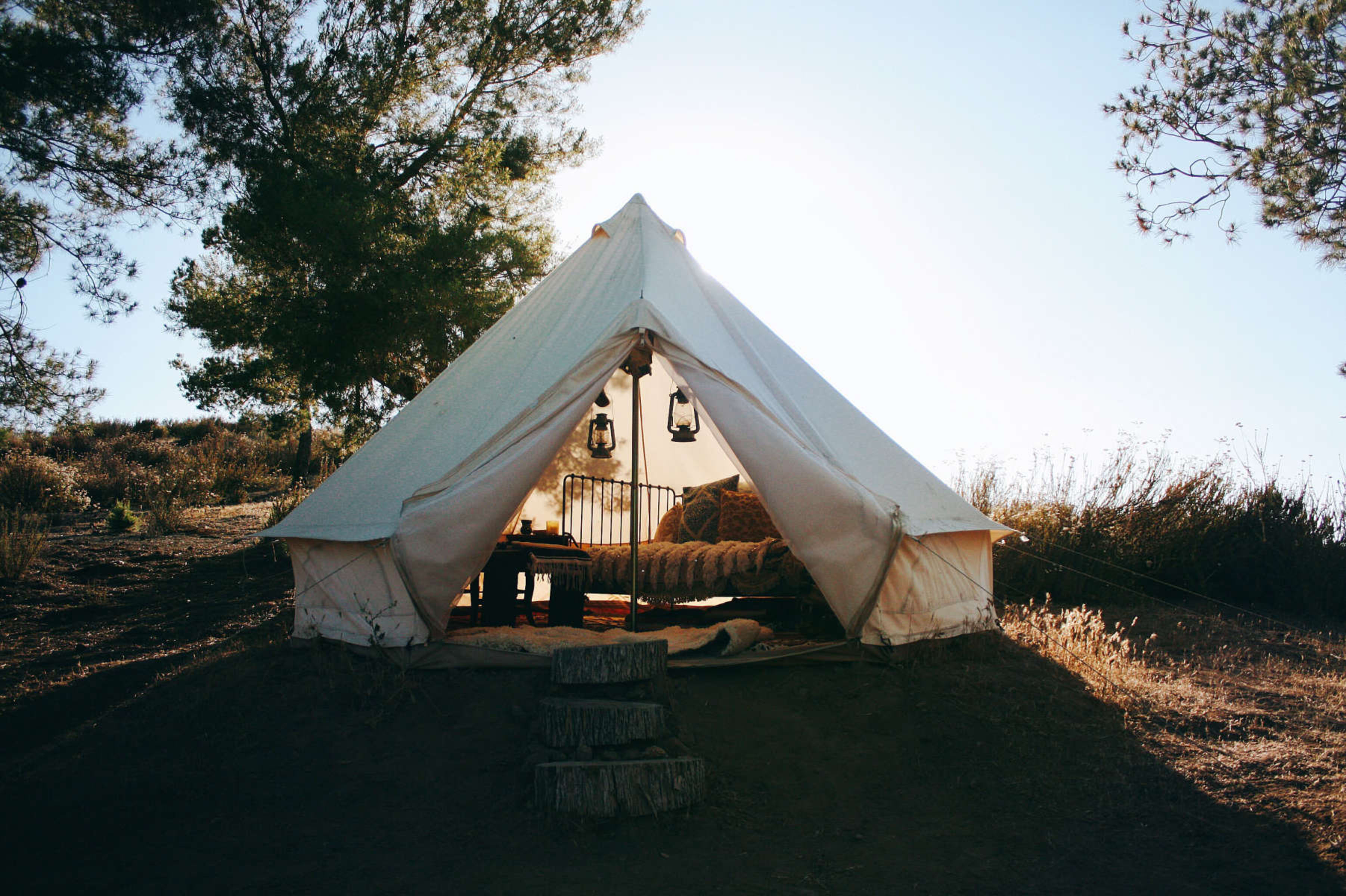 No Tent? No Problem: Tipis, Yurts and Glamps