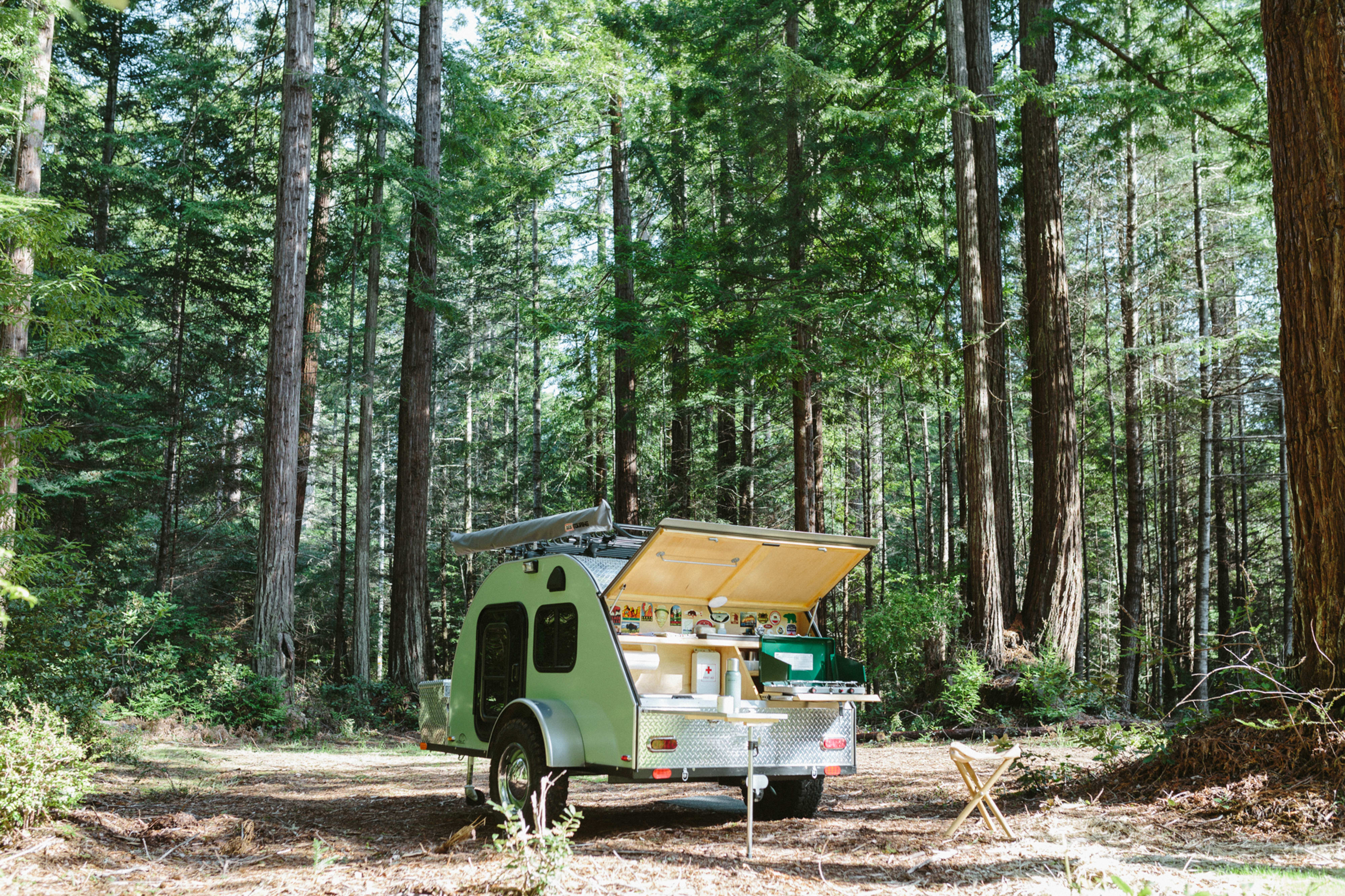 A Private Camping Oasis in the Redwoods