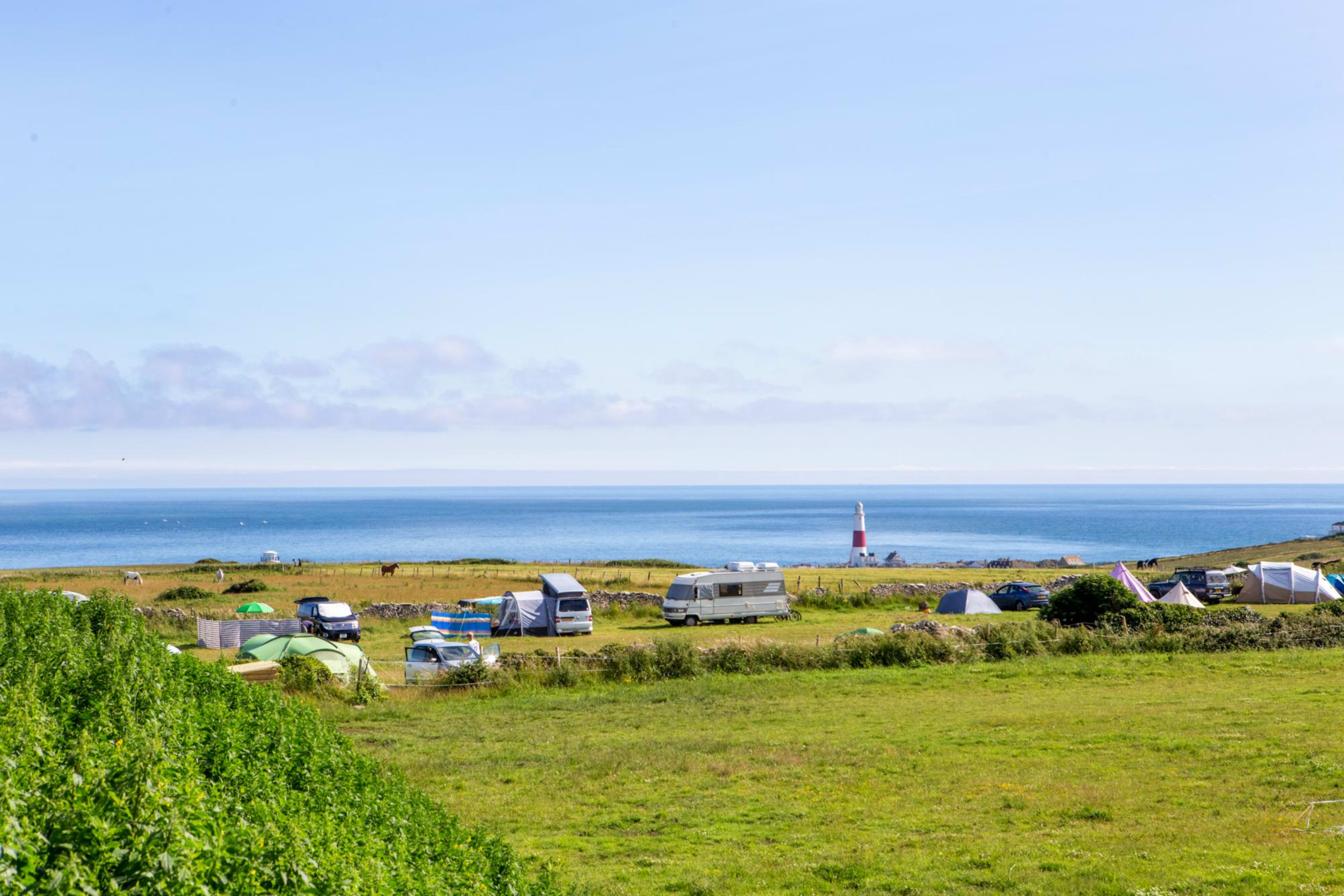A 28-day campsite in Dorset