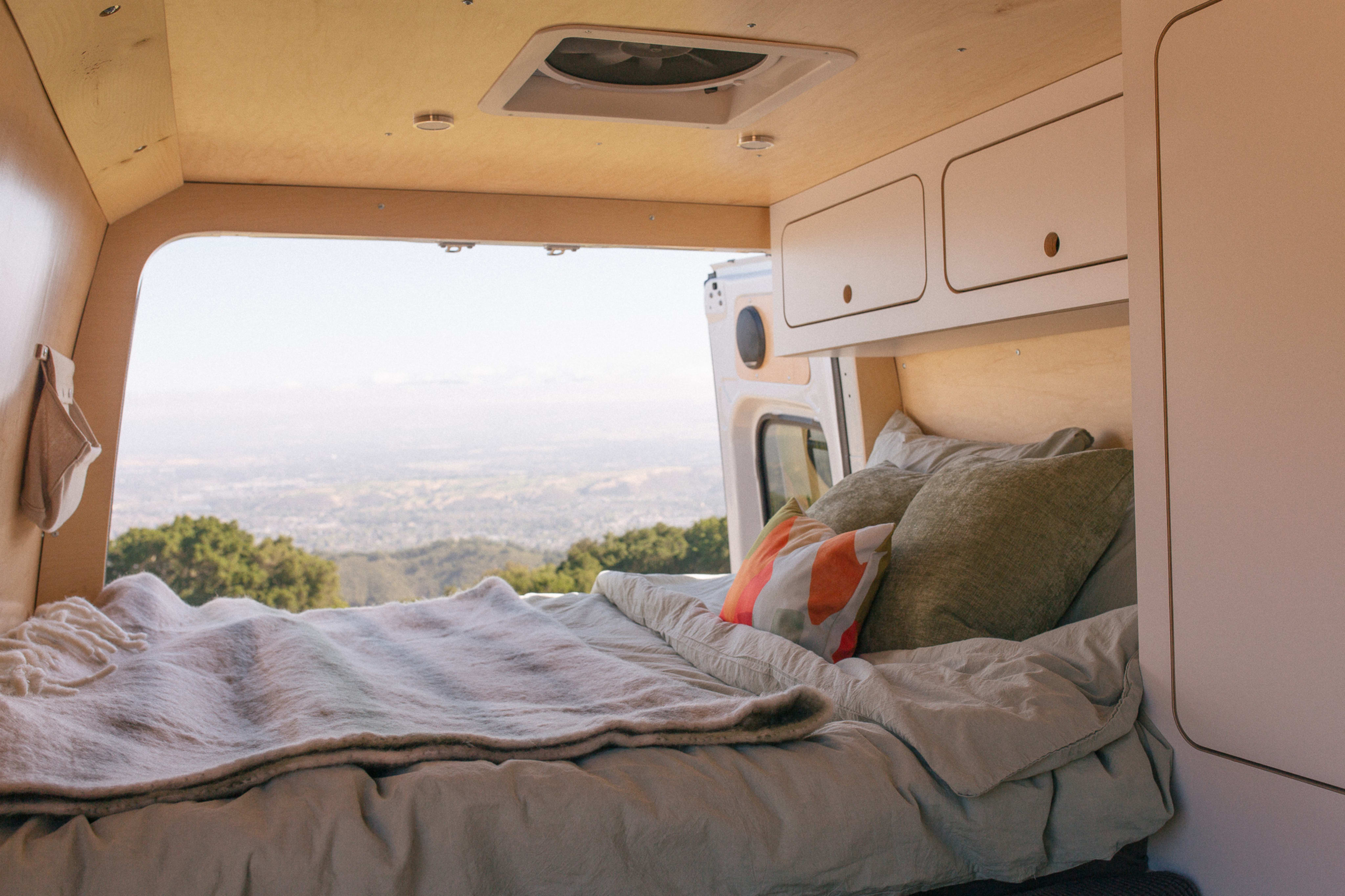 A campervan road trip in California