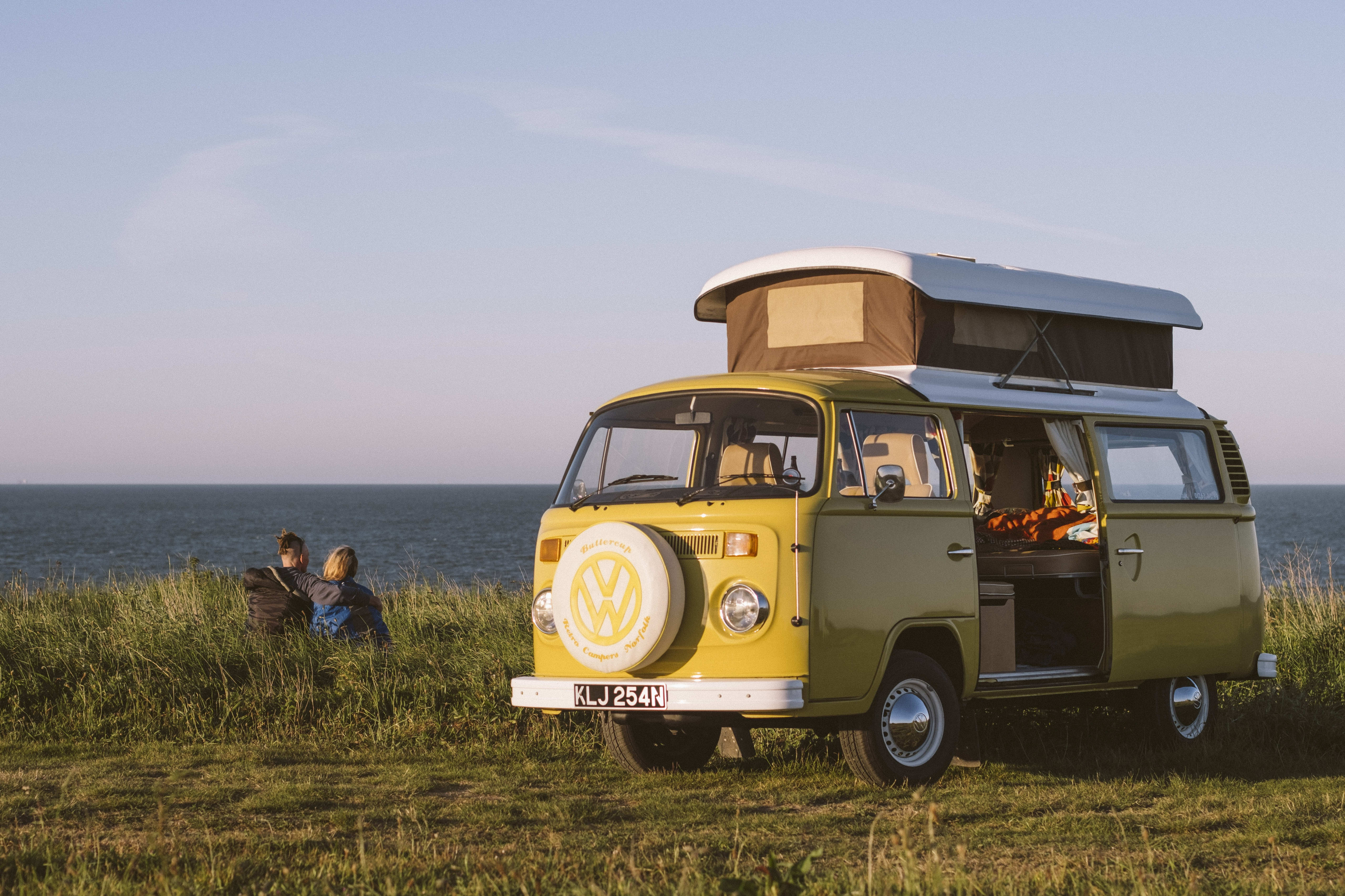 Classic VW campervan